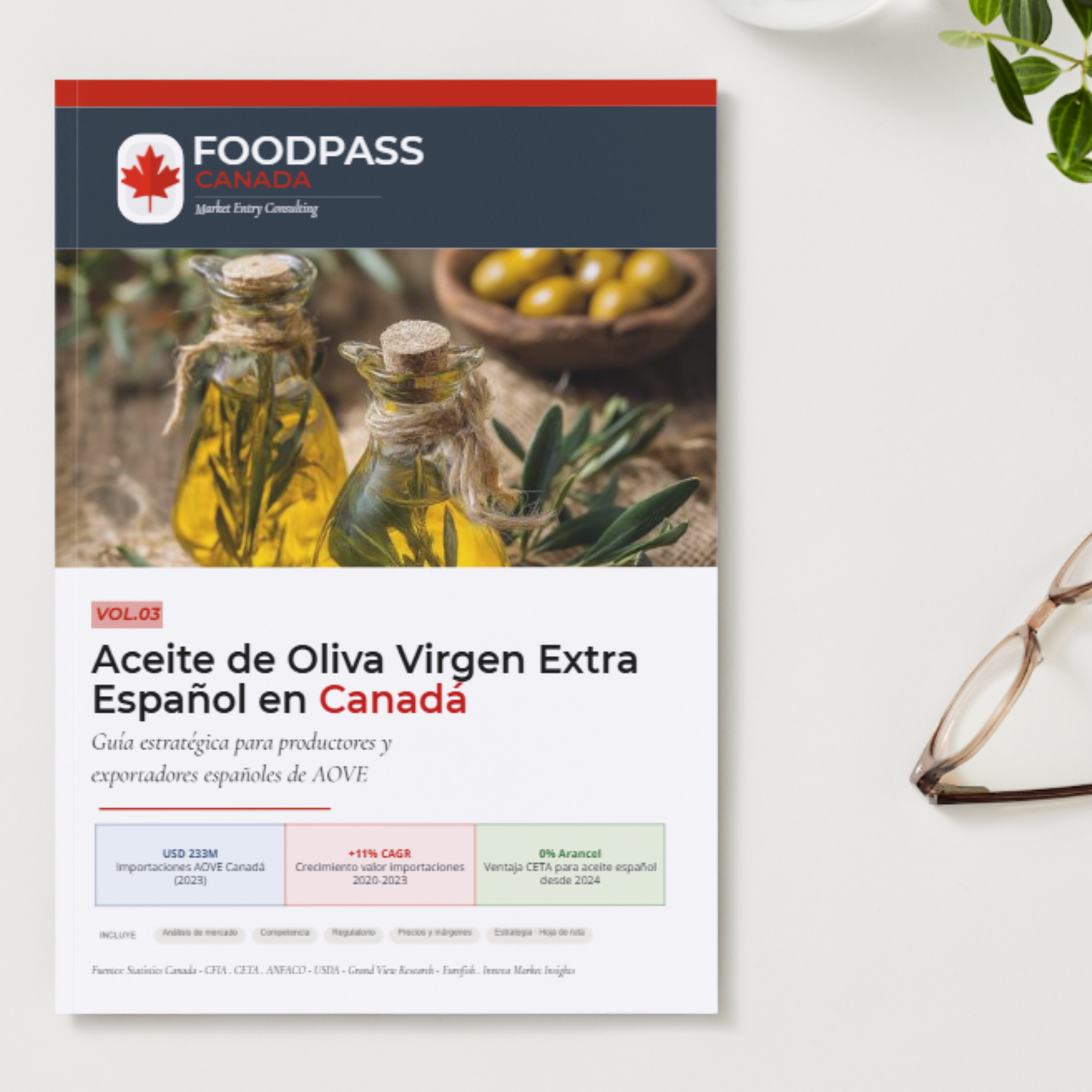 Estudio de Mercado: Aceite de Oliva Virgen Extra Español en Canadá | Guía de Exportación 2026